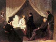 Teofil Kwiatkowski Last moments of Frederic Chopin Germany oil painting artist